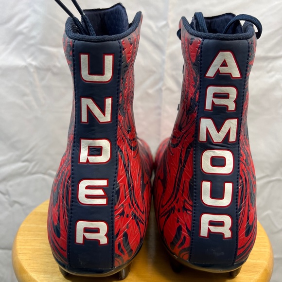 Under Armour Highlight Lux MC Red Camo Men’s Sz 16 Football Cleats - Picture 3 of 14